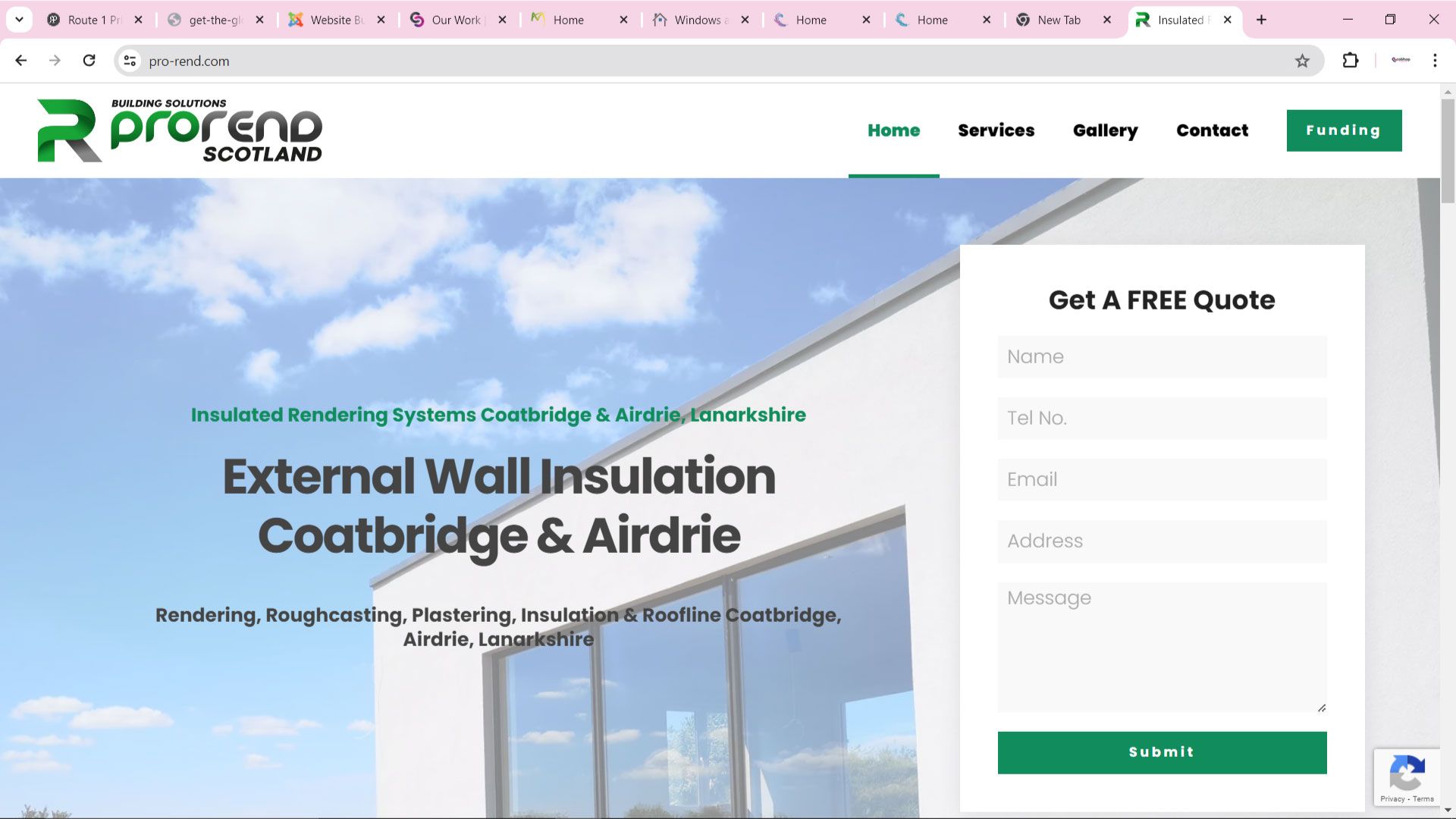 Website Design Airdrie, Lanarkshire, Glasgow, Edinburgh, HML