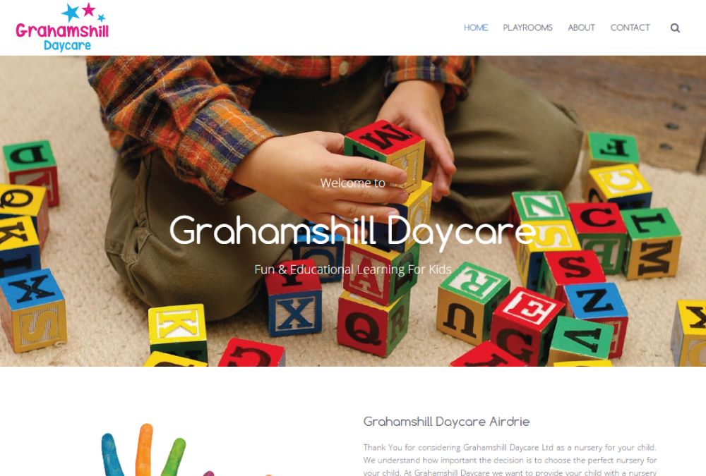 Website Design Coatbridge, Lanarkshire, Glasgow, Edinburgh, Grahamshill Nursery